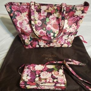 STUNNING Kate Spade XL tote and crossbody